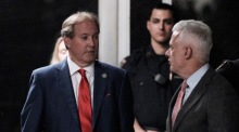 Der texanische Generalstaatsanwalt Ken Paxton trifft zum Strafprozess gegen den früheren US-Präsidenten Donald Trump in New York ein. Foto: EPA/Curtis Means/pool