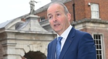 Irischer Tanaiste Micheal Martin. Foto: epa/Bryan Meade
