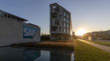 Softwarehersteller SAP in Walldorf. Foto: epa/Ronald Wittek