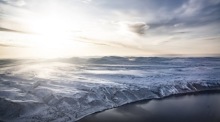 Der Klimawandel beeinträchtigt das grönländische Eisschild. Foto: epa/Thomas Traasdahl DÄnemark Out