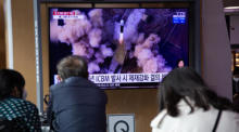 North Korea führt einen Test einer ballistischen Interkontinentalrakete durch. Foto: epa/Jeon Heon-kyun