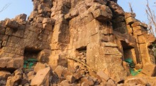 Die Tempelruine von Prasat Ta Kwai in Surin befindet sich in stark beschädigtem Zustand und soll restauriert werden. Bild: Tourism Authority of Thailand Surin-Sisaket