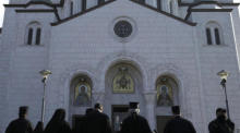 Serbische orthodoxe Kirche. Foto: epa/Andrej Cukic