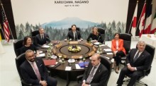 Treffen der G7-Außenminister. Foto: EPA-EFE/Maxar Technologies Handout