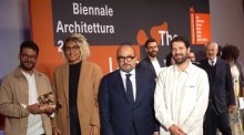 Preisverleihung der Architekturbiennale Venedig 2023. Foto: epa/Andrea Merola