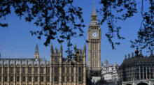 Das Parlament in London. Foto: epa/Andy Rain