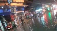 Montagnacht war die Soi Buakhao komplett überschwemmt. Foto: Privat