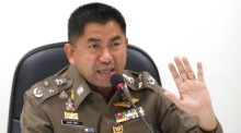 Thailands stellvertretender nationaler Polizeichef Pol Gen Surachate „Big Joke“ Hakparn. Foto: epa/Rungroj Yongrit