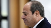 Ägyptens Präsident Abdel Fattah el-Sisi trifft zum BRICS-Gipfel in Kasan ein. Foto: epa/Alexander Zemlianichenko / Pool