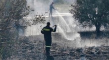 Brände in der Region Peloponnes inmitten einer Hitzewelle in Griechenland. Foto: epa/Bougiotis Evangelos