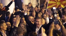 Nord-Mazedonien hält 2024 Präsidentschaftswahlen in Skopje ab. Foto: epa/Georgi Licovski