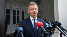 Der ungarische Ministerpräsident Peter Magyar. Foto: epa/Tibor Illyes