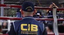 Ermittler der Central Investigation Bureau kontrollieren das Muay-Thai-Trainingslager in Rayong im Rahmen der Ermittlungen wegen des Verdachts der Vermittlung Minderjähriger. Bild: Central Investigation Bureau (CIB)