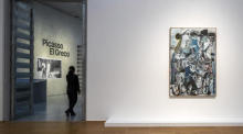 Das Kunstwerk "Das Paar" von Pablo Picasso (1881-1973) ist in der Ausstellung "Picasso & El Greco" im Kunstmuseum in Basel zu sehen. Foto: epa/Georgios Kefalas