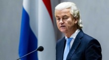 Die Ausführungen von Geert Wilders von der Partei PVV am ersten Tag der allgemeinen politischen Überlegungen in Den Haag. Foto: epa/Remko De Waal