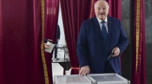 Der Pressedienst des belarussischen Präsidenten zeigt den belarussischen Präsidenten Alexander Lukaschenko. Foto: epa/Elarusian Presidential Press Service