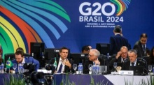 G20 Finanz- und Wirtschaftsminister treffen sich in Sao Paulo. Foto: epa/Sebastiao Moreira