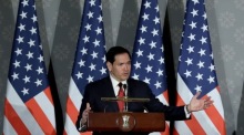 Der US-Außenminister Marco Rubio besucht Neu-Delhi. Foto: epa/Rajat Gupta