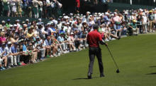 Die Endrunde des Masters-Turniers 2022 im Augusta National Golf Club in Augusta. Foto: epa/Tannen Maury