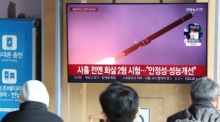 Südkorea feuert weitere Marschflugkörper vor der Westküste ab. Foto: epa/Yonhap South Korea Out