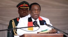 Der simbabwische Präsident Emmerson Mnangagwa. Foto: epa/Aaron Ufumeli