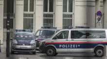 Österreichische Polizei. Foto: epa/Christian Bruna