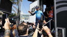 Vincenzo Nibali vom Astana Qazaqstan Team, Italien. Foto: epa/Maurizio Brambatti