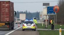 Dänemark führt vorübergehende Kontrollen an der deutschen Grenze ein. Foto: epa/Benjamin Nolte