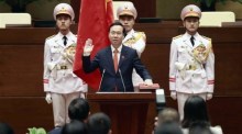 Vietnam's Nationalversammlung wählt Vo Van Thuong zum neuen Präsidenten. Foto: epa/No Sales