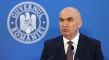 Der rumänische Ministerpräsident Ilie Bolojan. Foto: epa/Robert Ghement