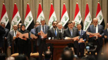 Mohammed Shia' Al-Sudani zum neuen irakischen Premierminister gewählt. Foto: epa/MedienbÜro Des Irakischen Parlaments