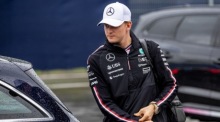 Haas-Pilot Mick Schumacher trifft vor dem Großen Preis von Österreich im Fahrerlager in Spielberg ein. Foto: epa/Martin Divisek