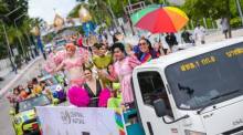 Höhepunkt des „Pattaya International Pride Festival 2023“ ist eine bunte Parade über die Pattaya Beach Road. Foto: Central Pattaya