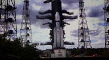 ISRO startet erfolgreich die dritte Monderkundungsmission Chandrayaan-3. Foto: epa/Piyal Adhikary