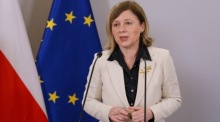 Vera Jourova, Vizepräsidentin der Europäischen Kommission für Werte und Transparenz. Foto: epa/Pawel Supernak Polen Out
