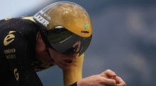 Der Belgier Nathan van Hooydonck vom Team Jumbo-Visma. Foto: epa/Martin Divisek