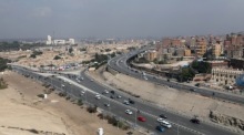 Neue Straßenprojekte in der Stadt der Toten in Kairo. Foto: epa/Khaled Elfiqi