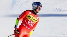 Der Sieger Marco Odermatt aus der Schweiz. Foto: EPA-EFE/Andrea Solero