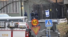 Sprengsatz in der Nähe der israelischen Botschaft in Stockholm gefunden. Foto: epa/Henrik Montgomery