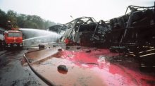 Sandoz-Umweltkatastrophe 1986. Foto: Michael Kupferschmidt
