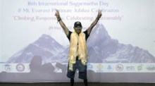 Nepal feiert den Internationalen Mount Everest Tag. Foto: epa/Narendra Shrestha