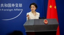Mao Ning spricht bei einer Pressekonferenz des Außenministeriums in Peking zur Lage im Nahen Osten. Foto: epa/Wu Hao