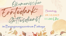 Ökum. Erntedank-Gottesdienst in Pattaya