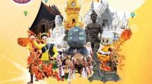 Kultureller Umzug durch Chiang Rai