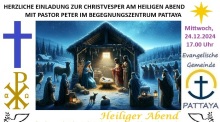 Ev. Christvesper im Begegnungszentrum