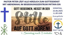 Ev. Gottesdienst im Begegnungszentrum