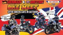 German & British Bike Meet im The Bikers Café