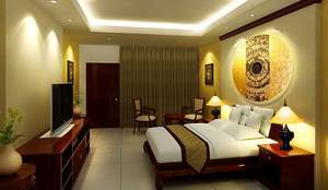 Das Thai Garden Resort schafft für seine Gäste modern eingerichtete Zimmer. 