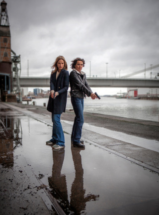 Das Ermittler-Team Lena Odenthal (Ulrike Folkerts) und Johanna Stern (Lisa Bitter, undatierte Filmszene). Die neue Tatort-Folge 