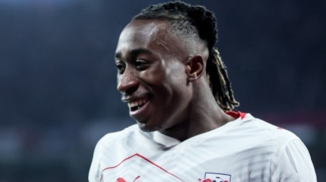 RB-Leipzig-Profi Yan Diomande während des Bundesligaspiels gegen den 1. FC Union Berlin in Leipzig. Foto: EPA/Filip Singer
